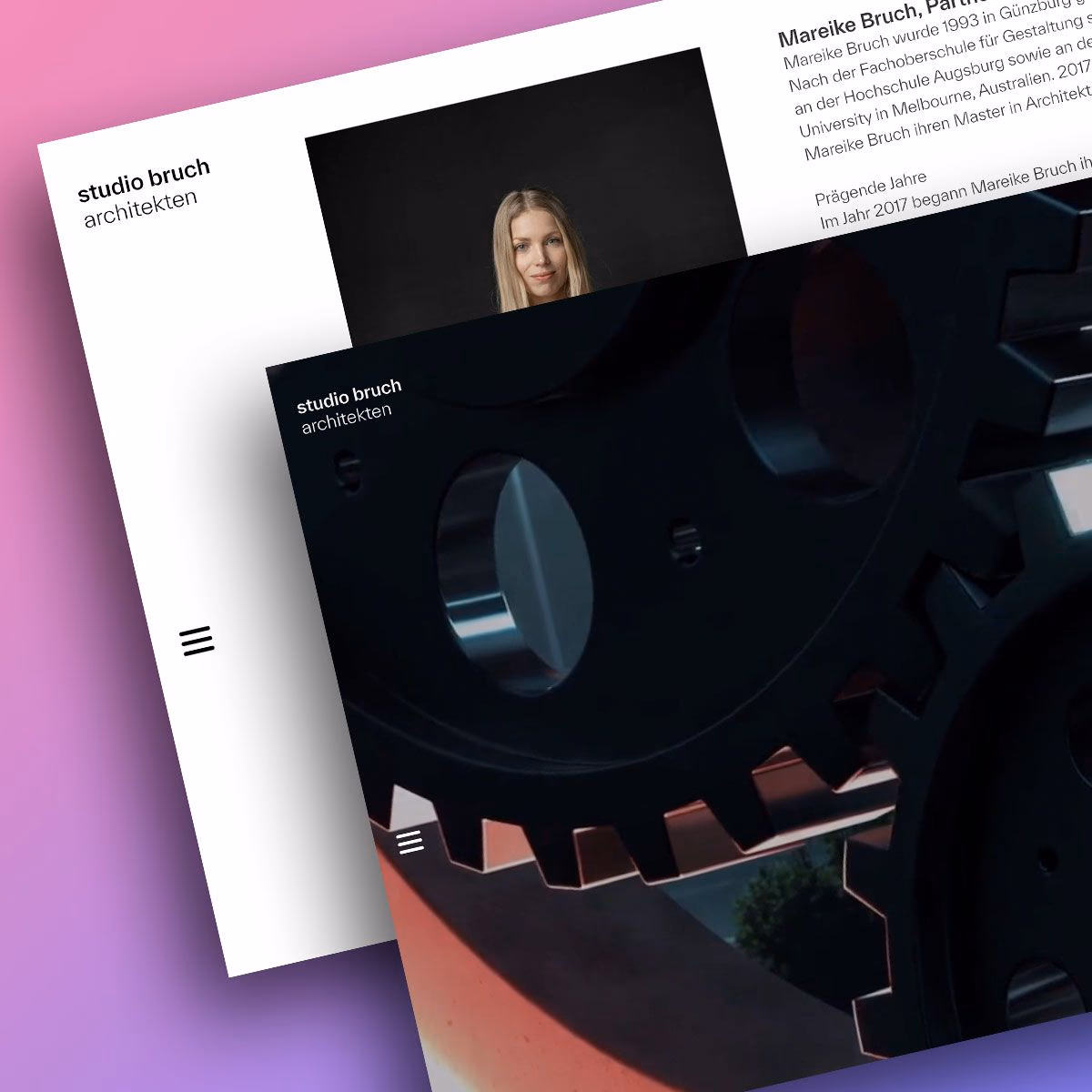 UX-Konzept fuer Studio Bruch Architekten — Portfolio-Userflow.